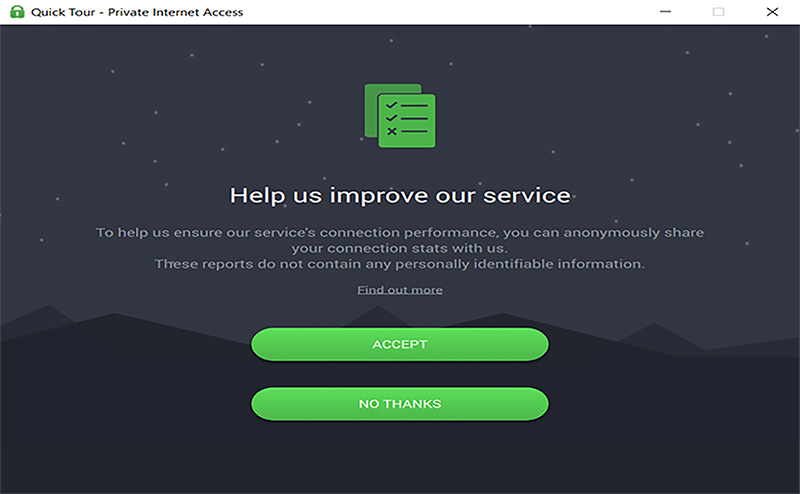 Nhấn Accept để cài đặt Private VPN