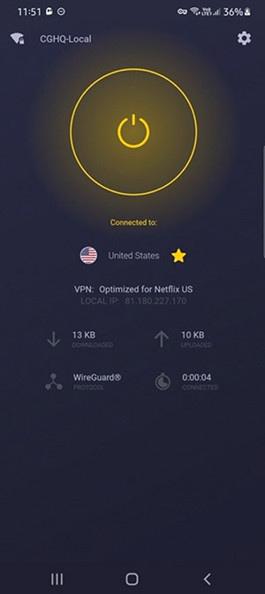 Phần mềm Cyberghost VPN đã Fake IP thành công